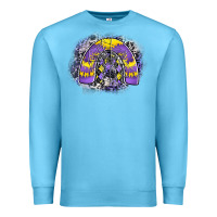 Ocean Blue halloween rainbow Premium Sweatshirt - CowhideDigitalArt