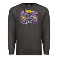 Smoke halloween rainbow Premium Sweatshirt - CowhideDigitalArt