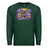 Sports Green halloween rainbow Premium Sweatshirt - CowhideDigitalArt