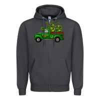 Smoke st patricks truck shamrock horseshoe gold Zipper Hoodie - RanaPortraitStore