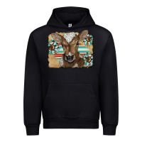 Black western wreath baby calf Urban Hoodie - BarkalooDesign