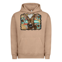 Pigment Burro western wreath baby calf Urban Hoodie - BarkalooDesign