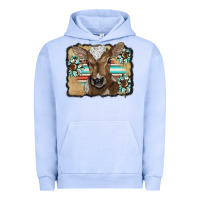 Pigment Grape Ice western wreath baby calf Urban Hoodie - BarkalooDesign