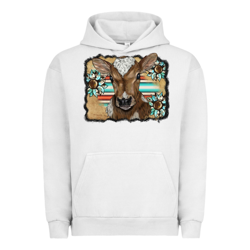 Western Wreath Baby Calf Urban Hoodie by BarkalooDesign | Teevron