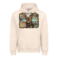 Sandshell western wreath baby calf Urban Hoodie - BarkalooDesign