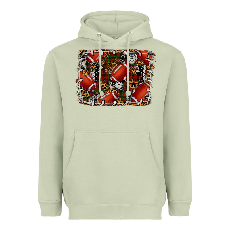Christmas Football Heavyweight Hoodie by RanaPortraitStore | Teevron