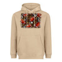 Mushroom christmas football Heavyweight Hoodie - RanaPortraitStore