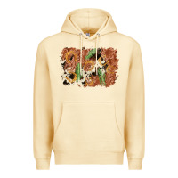 Pina Colada horseshoe cowhide cactus background Premium Hoodie - AdoDesignShop