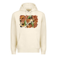 Tofu horseshoe cowhide cactus background Premium Hoodie - AdoDesignShop