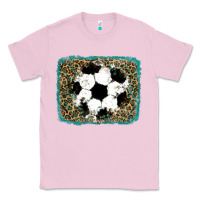 Bubblegum Pink glitter soccer leopard Classic Tee - RanaPortraitStore
