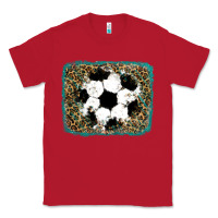 Red glitter soccer leopard Classic Tee - RanaPortraitStore
