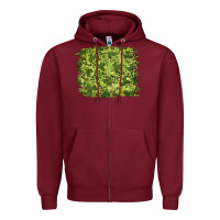 Burgundy st patricks day shamrock leopard background Zipper Hoodie - RanaPortraitStore