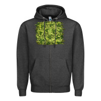 Charcoal Heather st patricks day shamrock leopard background Zipper Hoodie - RanaPortraitStore