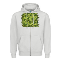 Dove Grey st patricks day shamrock leopard background Zipper Hoodie - RanaPortraitStore