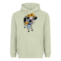 Matcha heifer cow Heavyweight Hoodie - RanaPortraitStore