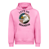 Fuchsia Pink Lets Go Brandon American Bald Eagle Urban Hoodie - Jasminsmagicworld