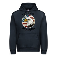 Navy Lets Go Brandon American Bald Eagle Urban Hoodie - Jasminsmagicworld