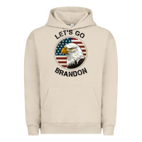 Pigment French Oak Lets Go Brandon American Bald Eagle Urban Hoodie - Jasminsmagicworld