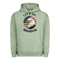 Pigment Oil Green Lets Go Brandon American Bald Eagle Urban Hoodie - Jasminsmagicworld