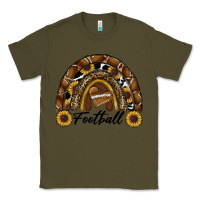 Army Green football rainbow Classic Tee - RanaPortraitStore