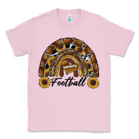 Bubblegum Pink football rainbow Classic Tee - RanaPortraitStore