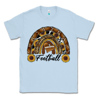 Dusty Blue football rainbow Classic Tee - RanaPortraitStore