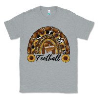 Heather Grey football rainbow Classic Tee - RanaPortraitStore