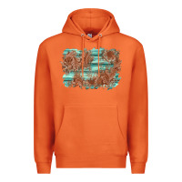 Carrot wood leather background Premium Hoodie - AdoDesignShop