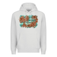Dove Grey wood leather background Premium Hoodie - AdoDesignShop