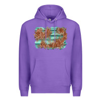 Purple wood leather background Premium Hoodie - AdoDesignShop