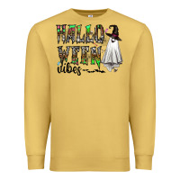 Antique Gold halloween vibes Premium Sweatshirt - CowhideDigitalArt