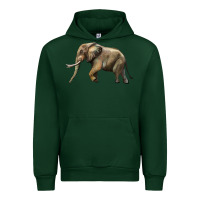 Forest Green Elephant Urban Hoodie - LillyAllenDesigns