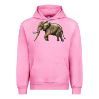 Fuchsia Pink Elephant Urban Hoodie - LillyAllenDesigns