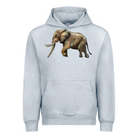 Heather Grey Elephant Urban Hoodie - LillyAllenDesigns