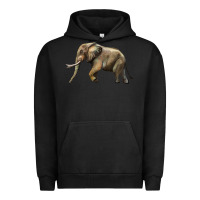 Pigment Black Elephant Urban Hoodie - LillyAllenDesigns