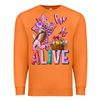 Carrot he is alive easter Premium Sweatshirt - Neo Western