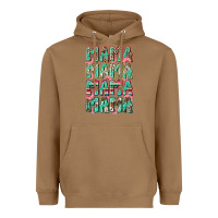 Toasted Coconut mama mama mama mama Heavyweight Hoodie - Zillion Design Studio