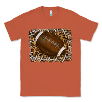 Copper leopard american football backround Classic Tee - RanaPortraitStore