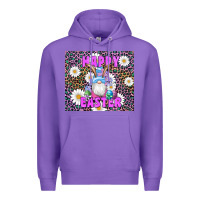 Purple easter happy easter gnomes bunny daisys Premium Hoodie - Artiststas