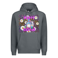 Rock easter happy easter gnomes bunny daisys Premium Hoodie - Artiststas