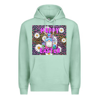 Seafoam easter happy easter gnomes bunny daisys Premium Hoodie - Artiststas