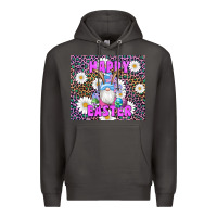 Smoke easter happy easter gnomes bunny daisys Premium Hoodie - Artiststas