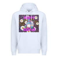 White easter happy easter gnomes bunny daisys Premium Hoodie - Artiststas