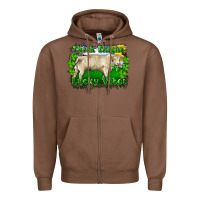 Chestnut thick thighs lucky vibes charolais bull Zipper Hoodie - RanaPortraitStore