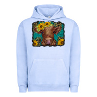 Pigment Grape Ice western leopard buffalo plaid baby highland cow Urban Hoodie - BarkalooDesign