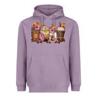 Lavender leopard rose glitter flowers coffee cups Heavyweight Hoodie - Zillion Design Studio