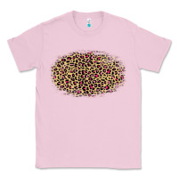 Bubblegum Pink leopard pattern Classic Tee - RanaPortraitStore