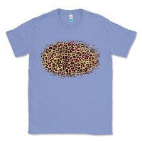 Colony Blue leopard pattern Classic Tee - RanaPortraitStore