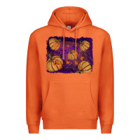 Carrot halloween leaves tool leather backround Premium Hoodie - RanaPortraitStore