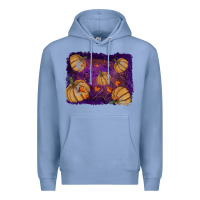 Colony Blue halloween leaves tool leather backround Premium Hoodie - RanaPortraitStore